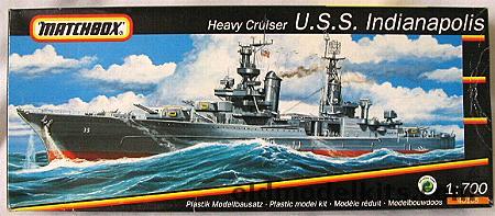 Matchbox 1/700 USS Indianapolis Heavy Cruiser, 40165 plastic model kit